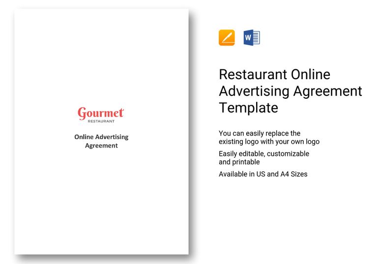 Free Online Advertising Agreement Template