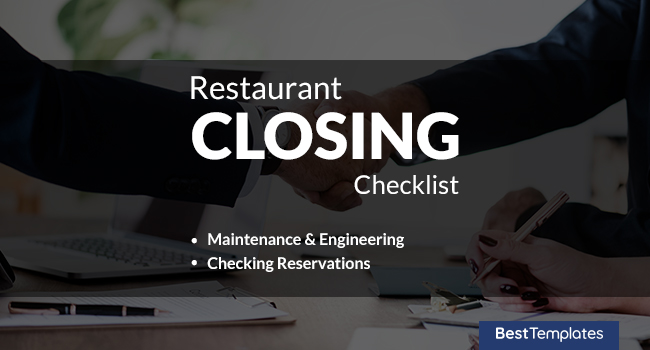 Closing Checklist