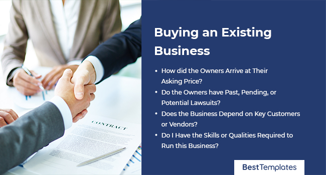 Buying an Existing Business