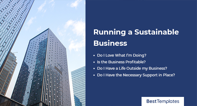 Running a Sustainable Business