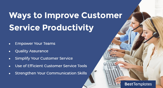 Ways to Improve Customer Service Productivity