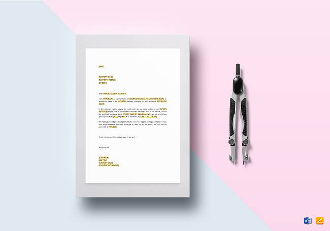 Advertising Sales Letter Template