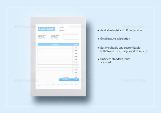 Basic Invoice Template