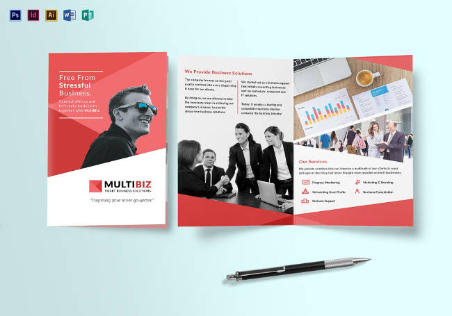 Multipurpose Business Bi-Fold Brochure