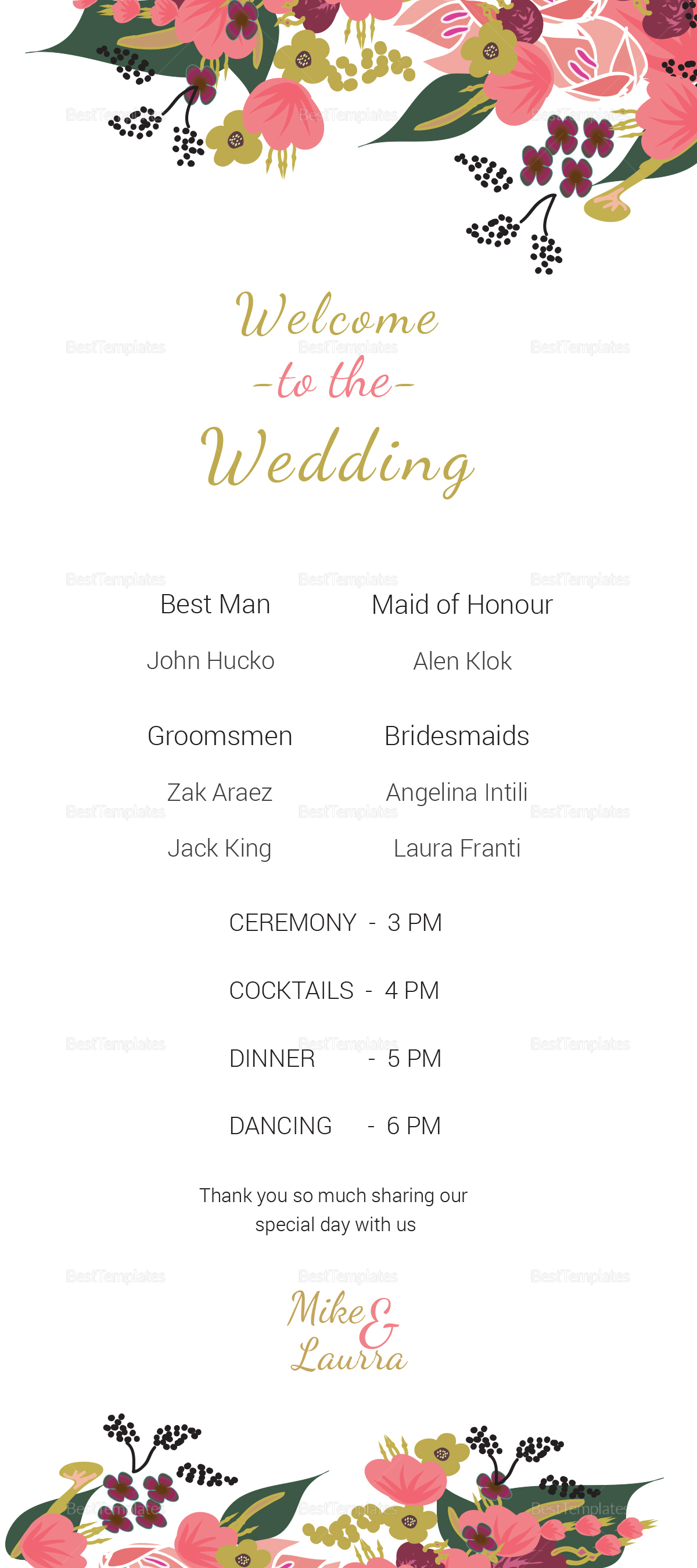 Wedding-Program-Card